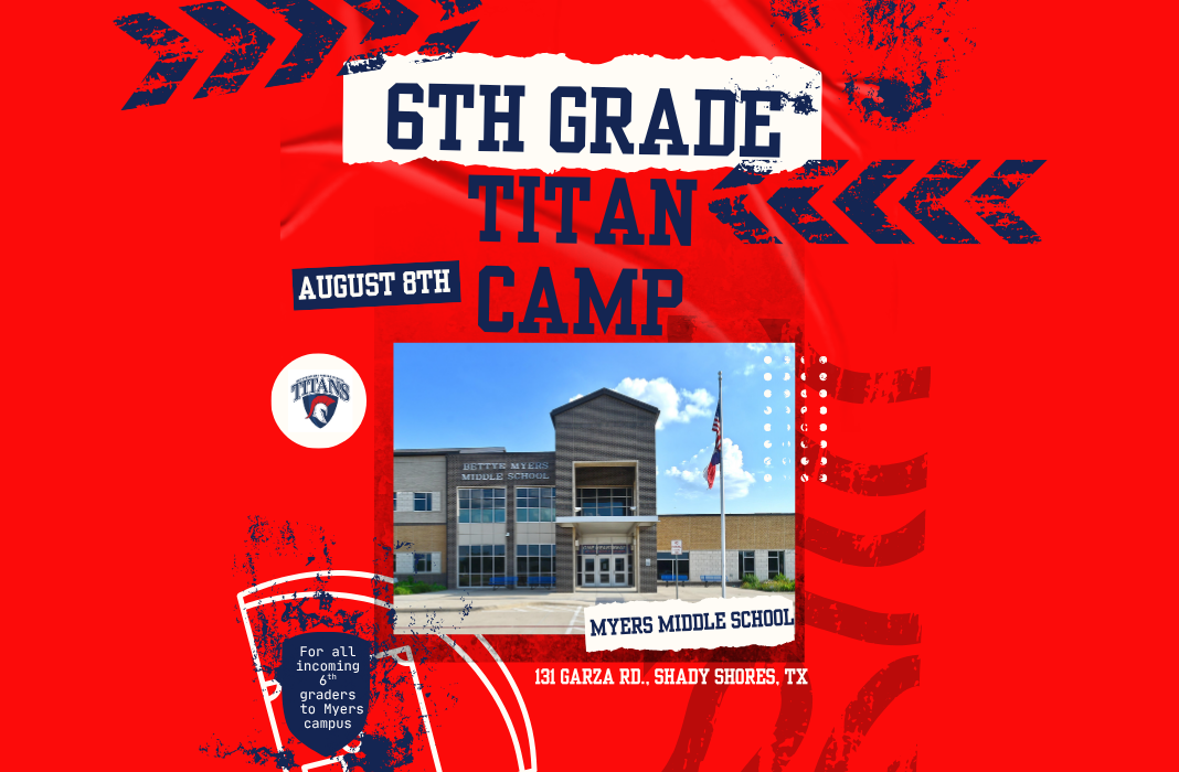 6th grade Titan Camp- August 8, 2025